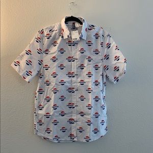 Short sleeve casual shirt-100% cotton